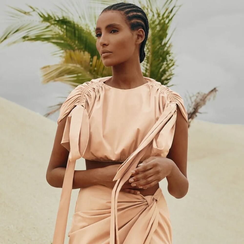 Andrea Iyamah Halima Crop Top